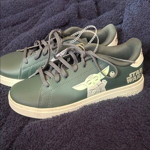 Adidas Kids Green Star Wars Sneakers